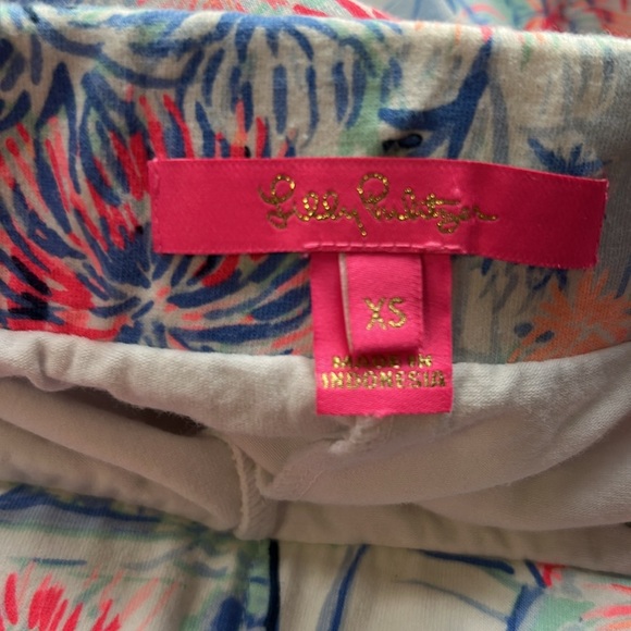 Lilly Pulitzer Madison Skort Sea To Shining Sea Patriotic Fireworks Sz XS - Picture 4 of 11